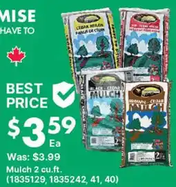 Kent Cedar Mulch offer