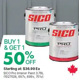 Kent Sico pro interior paint offer