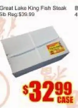 Fu Yao Supermarket Great Lake King Fish Steak offer
