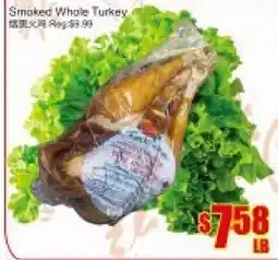 Fu Yao Supermarket Smoked Whole Turkey offer
