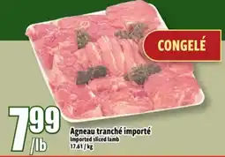 Bonanza Agneau tranché importé offer