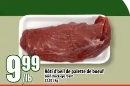Bonanza Rôti d'oeil de palette de boeuf offer