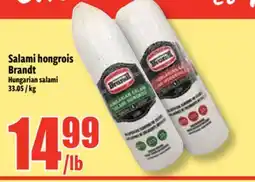 Bonanza Brandt Hungarian salami offer