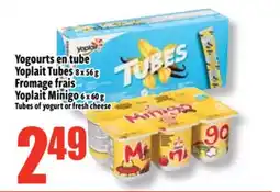 Bonanza Yogurts en tube offer