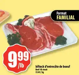 Bonanza bifteck d'entrecôte de boeuf offer