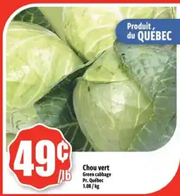 Bonanza Green cabbage offer