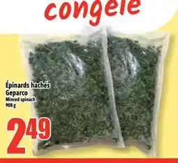 Bonanza Geparco Minced spinach offer