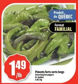 Bonanza Piments forts verts longs offer