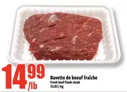 Bonanza Fresh beef flank steak offer
