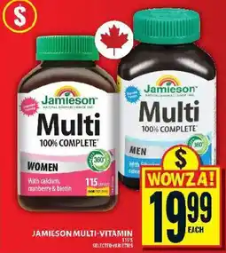 Food Basics Jamieson multi-vitamin offer