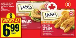 Food Basics Janes pub style chicken burgers offer
