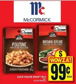 Food Basics McCormick Club House Gravy Mix offer