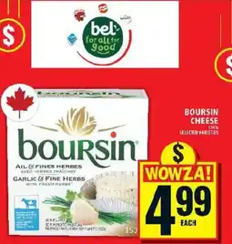 Food Basics Boursin garlic & fine herbs offer