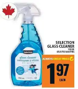 Food Basics Selection glass cleaner offer