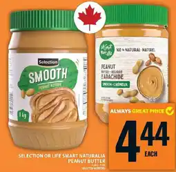 Food Basics Selection peanut butter offer