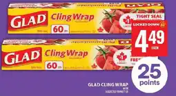 Food Basics Glad cling wrap offer