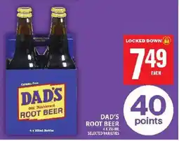 Food Basics Dad's root beer offer
