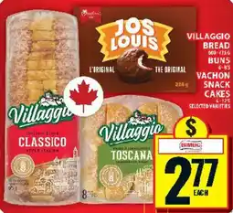 Food Basics Jos Louis Villaggio bread buns vachon snack cakes offer
