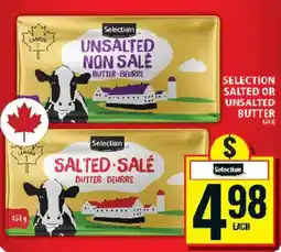 Food Basics Selection salted or unsalted butter offer