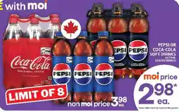 Food Basics Pepsi or Coca-Cola soft drinks offer