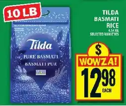 Food Basics Tilda pure basmati rice offer