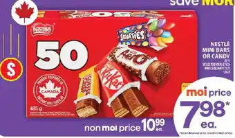 Nestle mini bars or candy