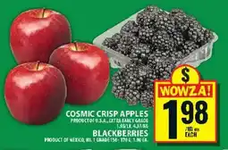 Food Basics Cosmic Crisp Apples Blackberries offer