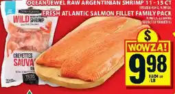Food Basics Oceanjewel raw argentinian shrimp fresh atlantic salmon fillet offer