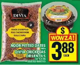 Food Basics Divya chickpeas or lentils offer