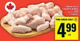 Food Basics Fresh split chicken wings offer