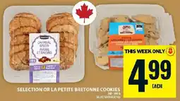 Food Basics Selection or la petite bretonne cookies offer