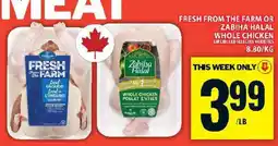 Food Basics Fresh from the farm whole chicken offer