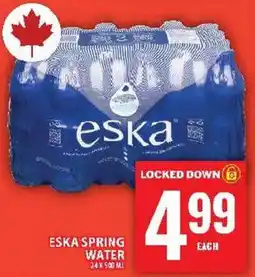 Food Basics Eska spring water offer