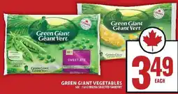 Food Basics Green Giant vegetables offer