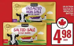 Food Basics Selection salted or unsalted butter offer