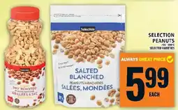 Food Basics Selection salted blanched peanuts offer