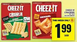 Food Basics Cheez-it crackers offer