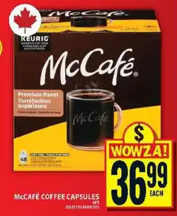 Food Basics McCafe coffee capsules offer