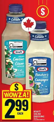 Food Basics Kraft salad dressing offer