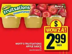 Food Basics Mott's fruitsations apple sauce offer