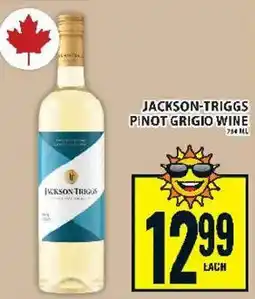 Food Basics Jackson-triggs pinot grigio wine offer