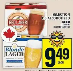 Food Basics Selection de-alcoholized beer offer