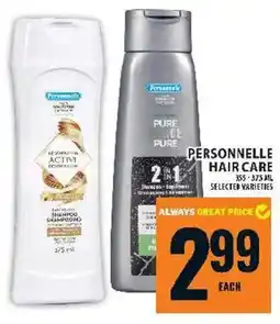 Food Basics Personnelle hair care offer