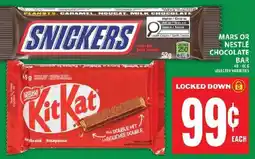 Food Basics Mars or Nestle chocolate bar offer