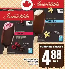 Food Basics Irresistible ice cream bars offer