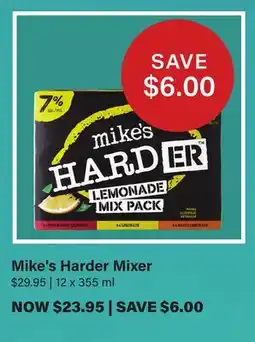 LCBO Mike's Harder Mixer offer