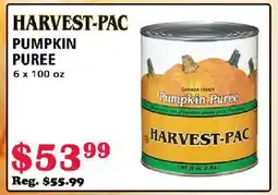 MVR Cash & Carry HARVEST-PAC PUMPKIN PUREE offer