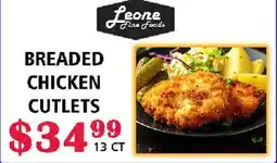 MVR Cash & Carry BREADED CHICKEN CUTLETS offer