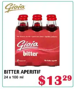 MVR Cash & Carry BITTER APERITIF offer