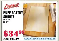 MVR Cash & Carry LEGACY PUFF PASTRY SHEETS offer